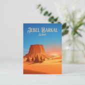 Jebel Barkal Soedan Briefkaart (Staand voorkant)