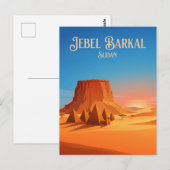 Jebel Barkal Soedan Briefkaart (Voorkant / Achterkant)