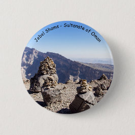 Jebel Shams - Sultanaat Oman Ronde Button 5,7 Cm