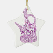 Jebena/Ethiopische koffie Keramisch Ornament (Rechts)