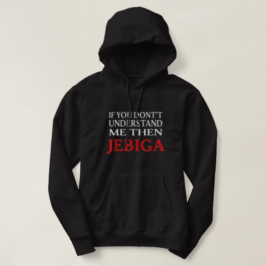 Jebiga Brate Joegoslavië Balkan Slang Funny Serbia Hoodie (Design voorkant)