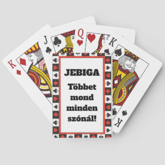 JEBIGA Többet mond minden szónál! kaartspel Pokerkaarten