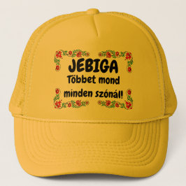 JEBIGA Többet mond minden szónál! sárga mici Trucker Pet