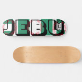 JEBU JMT NIGERIA 8 1/4" Skateboard Deck (Horizontaal)