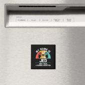 Jed Cadeau Naam Gepersonaliseerd Grappig Gamen Gee Magneet (Insitu (Vaatwasser))
