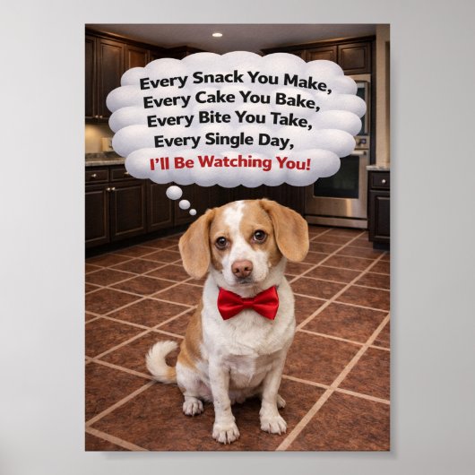 "Jed is Watching You" Poster (Voorkant)