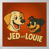 "Jed & Louie" Poster (Voorkant)