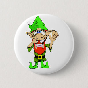 Jed the Twisted Elf Ronde Button 5,7 Cm