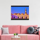 Jeddah Mosque Canvas Afdruk (Insitu (Woonkamer))