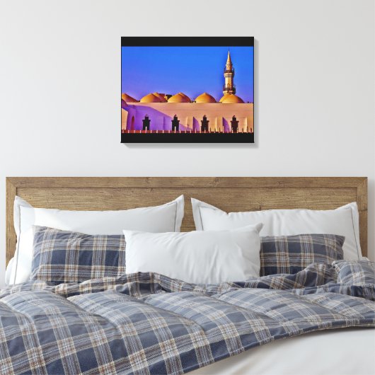Jeddah Mosque Canvas Afdruk (Insitu (Slaapkamer))