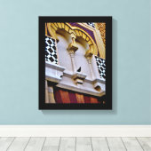 Jeddah Mosque Canvas Afdruk (Insitu (Houten vloer))
