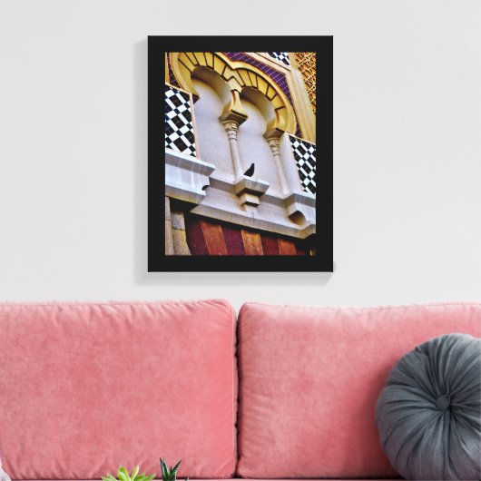 Jeddah Mosque Canvas Afdruk (Insitu (Woonkamer))