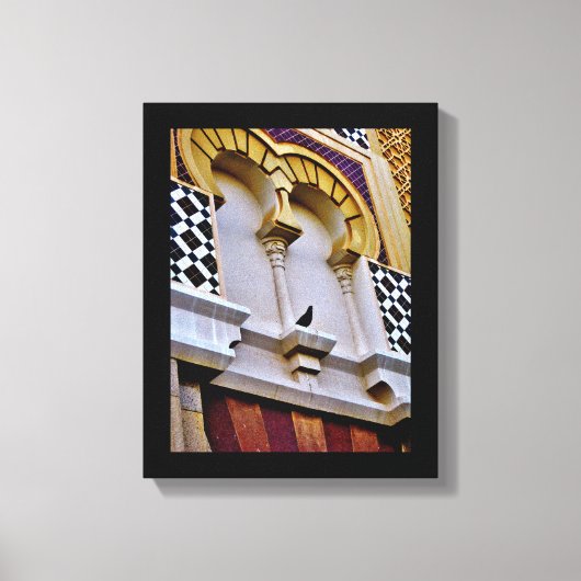 Jeddah Mosque Canvas Afdruk (Voorkant)