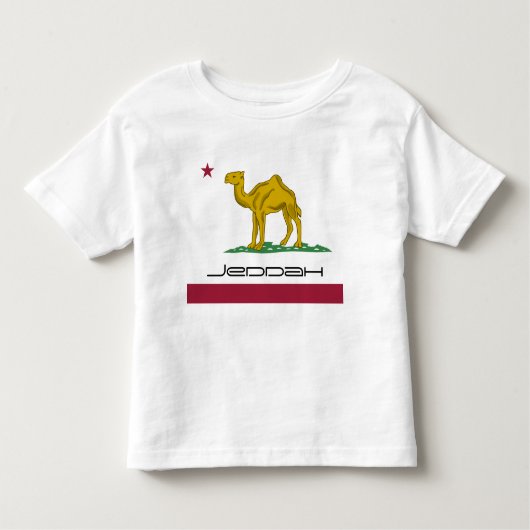 Jeddah niet Californië Kinder Shirts (Voorkant)