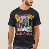 Jeddah Saoedi-Arabië Graffiti T-shirt (Voorkant)