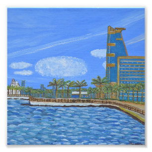 Jeddah, Saoedi-Arabië print Foto Afdruk