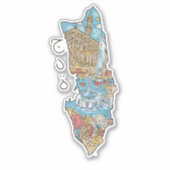 JEDDAH SAUDI ARABIA LANDSCAPE STICKER (Voorkant)
