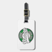 jeddah saudi arabia logo bagagelabel (Voorkant verticaal)