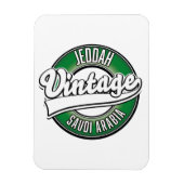 jeddah saudi arabia logo magneet (Verticaal)