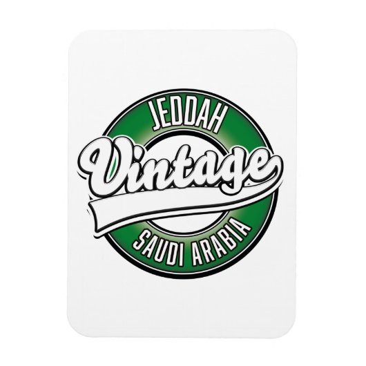 jeddah saudi arabia logo magneet (Verticaal)