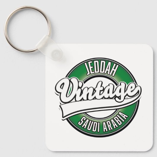 jeddah saudi arabia logo sleutelhanger (Voorkant)