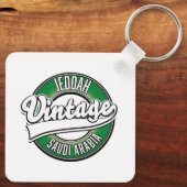 jeddah saudi arabia logo sleutelhanger (Achterkant)