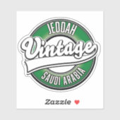 jeddah saudi arabia logo sticker (Vel)