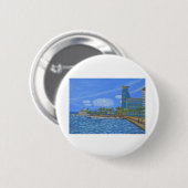 Jeddah saudi arabia ronde button 5,7 cm (Voorkant /achterkant)
