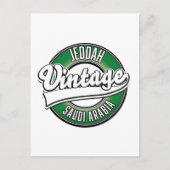 Jeddah Saudi-Arabië logo Briefkaart (Voorkant)