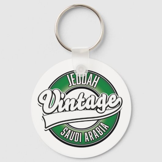 Jeddah Saudi-Arabië logo Sleutelhanger (Voorkant)
