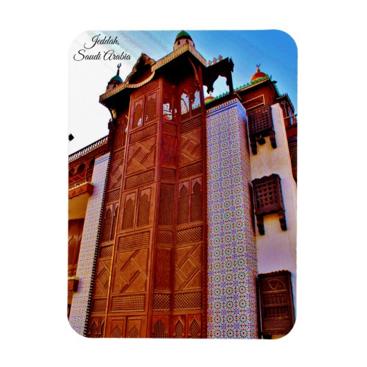Jeddah, Saudi-Arabië Magneet (Verticaal)