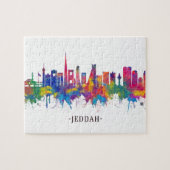 Jeddah Saudi-Arabië Skyline Legpuzzel (Horizontaal)