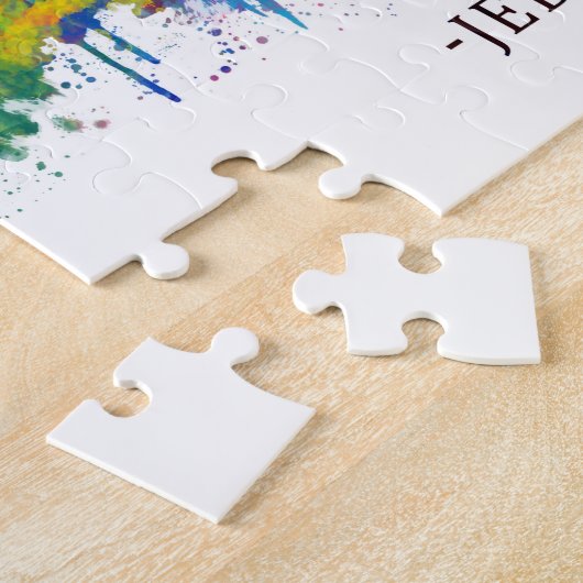 Jeddah Saudi-Arabië Skyline Legpuzzel (Zijkant)