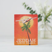 Jeddah Saudi-Arabië Vacation poster Briefkaart (Staand voorkant)