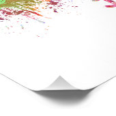 Jeddah skyline in watercolor foto afdruk (Hoek)