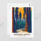 Jedediah Smith Redwood State Park California Briefkaart (Voorkant / Achterkant)