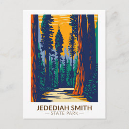 Jedediah Smith Redwood State Park California Briefkaart