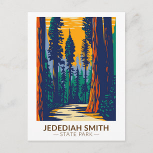 Jedediah Smith Redwood State Park California Briefkaart