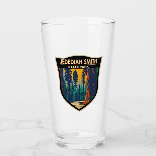 Jedediah Smith Redwood State Park California Glas (Voorkant)