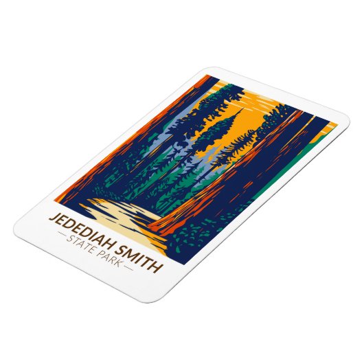 Jedediah Smith Redwood State Park California Magneet (Linkerzijde)