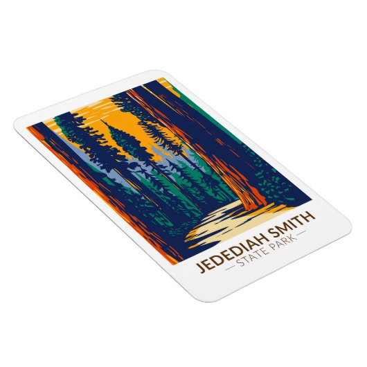 Jedediah Smith Redwood State Park California Magneet (Rechterzijde)