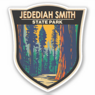 Jedediah Smith Redwood State Park California Sticker