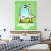 Jedediah Smith Redwoods State Park Canvas Afdruk (Insitu (Slaapkamer))