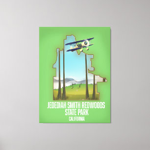 Jedediah Smith Redwoods State Park Canvas Afdruk