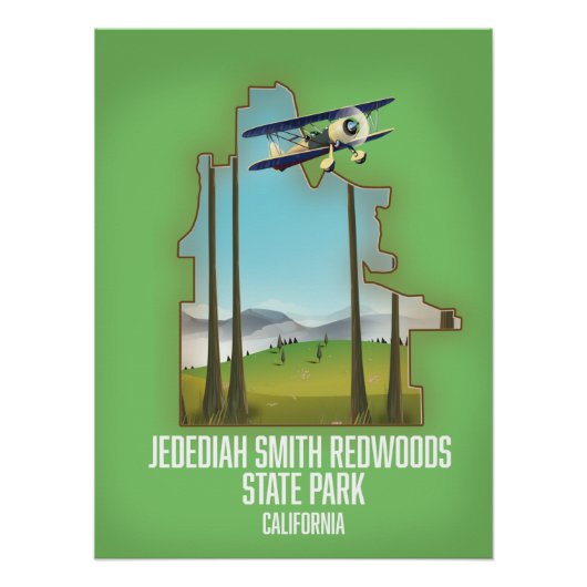 Jedediah Smith Redwoods State Park Perfect Poster (Voorkant)