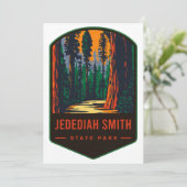Jedediah Smith State Park Feestdagenkaart (Staand voorkant)