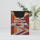 „Jeder Absturz war eine Lehre“, Marble Madness Briefkaart (Staand voorkant)