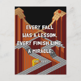 „Jeder Absturz war eine Lehre“, Marble Madness Briefkaart