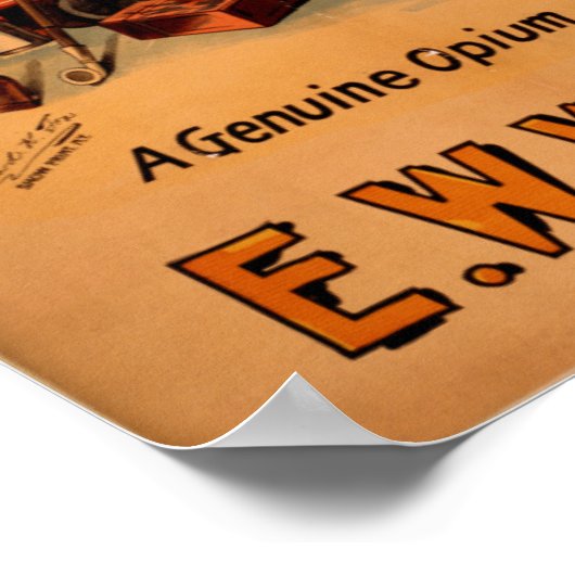 JEE CHUNG Genuine Opium Joint VAUDEVILLE Poster (Hoek)