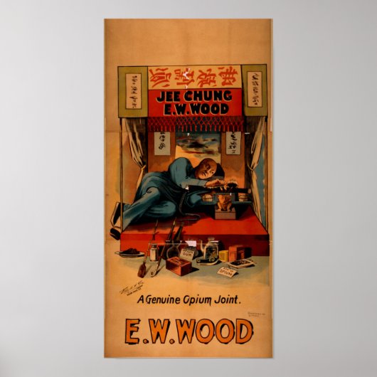 JEE CHUNG Genuine Opium Joint VAUDEVILLE Poster (Voorkant)